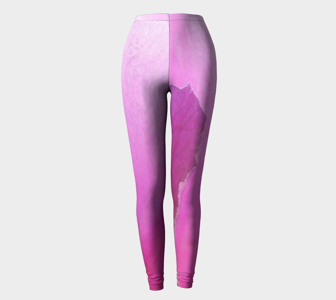 Faded Pink Rose of Sharon Leggings preview