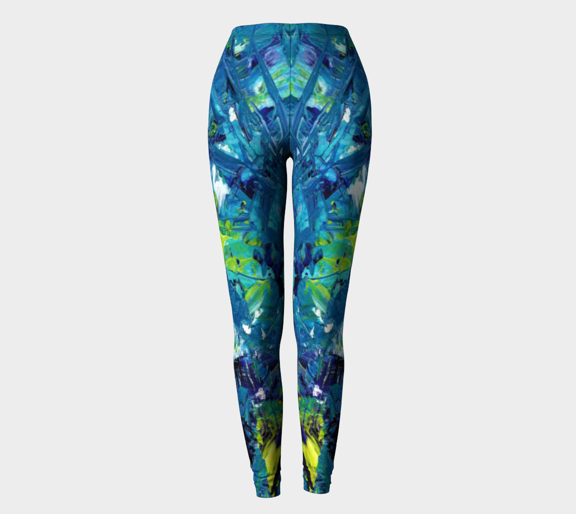Legging - Painting_Blue & Green preview