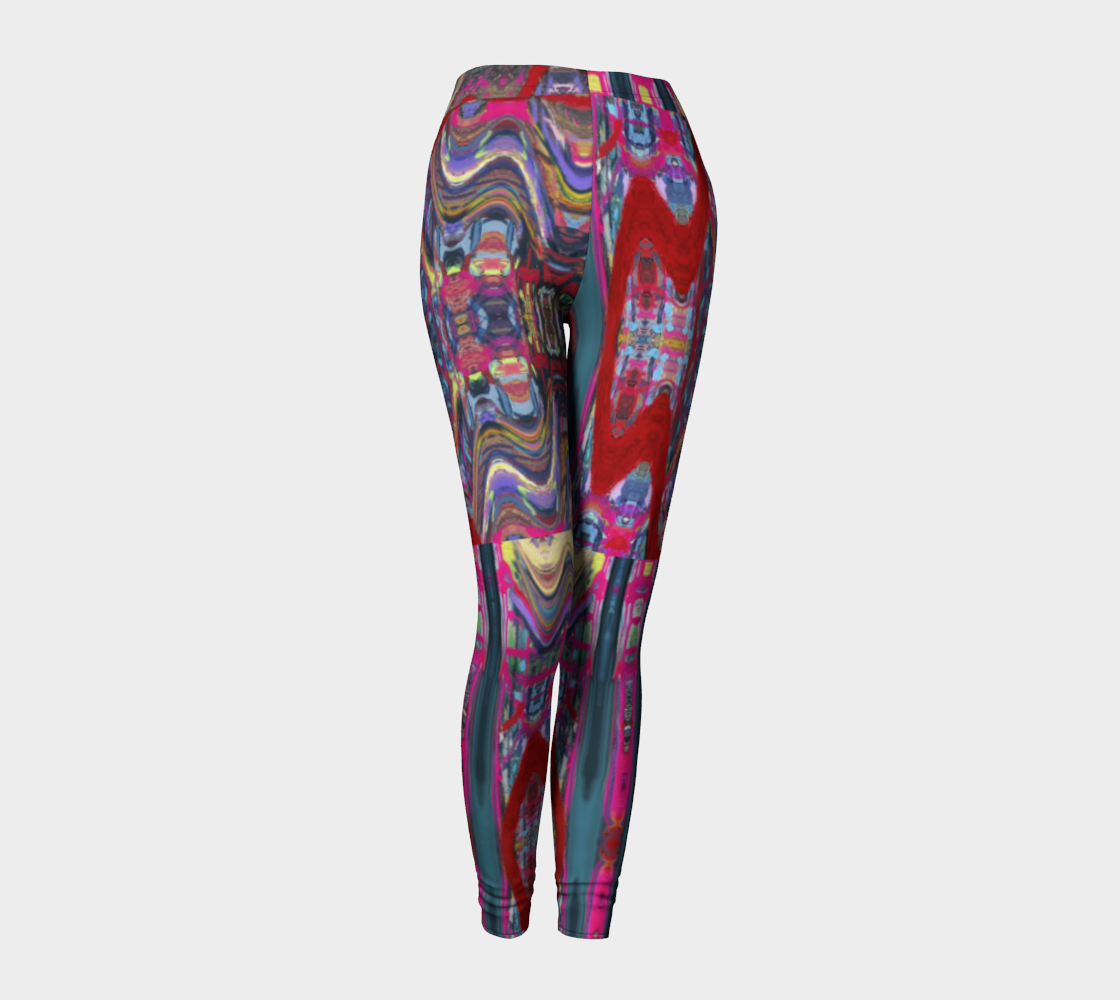Racing Coaster Fanatical-Fan Leggings preview #1
