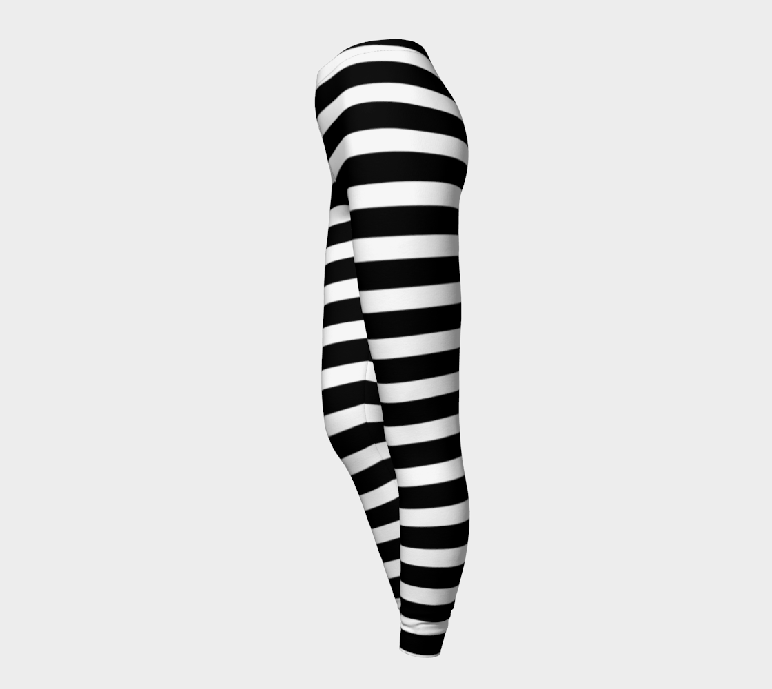 Black and White Horizontal Striped preview #3