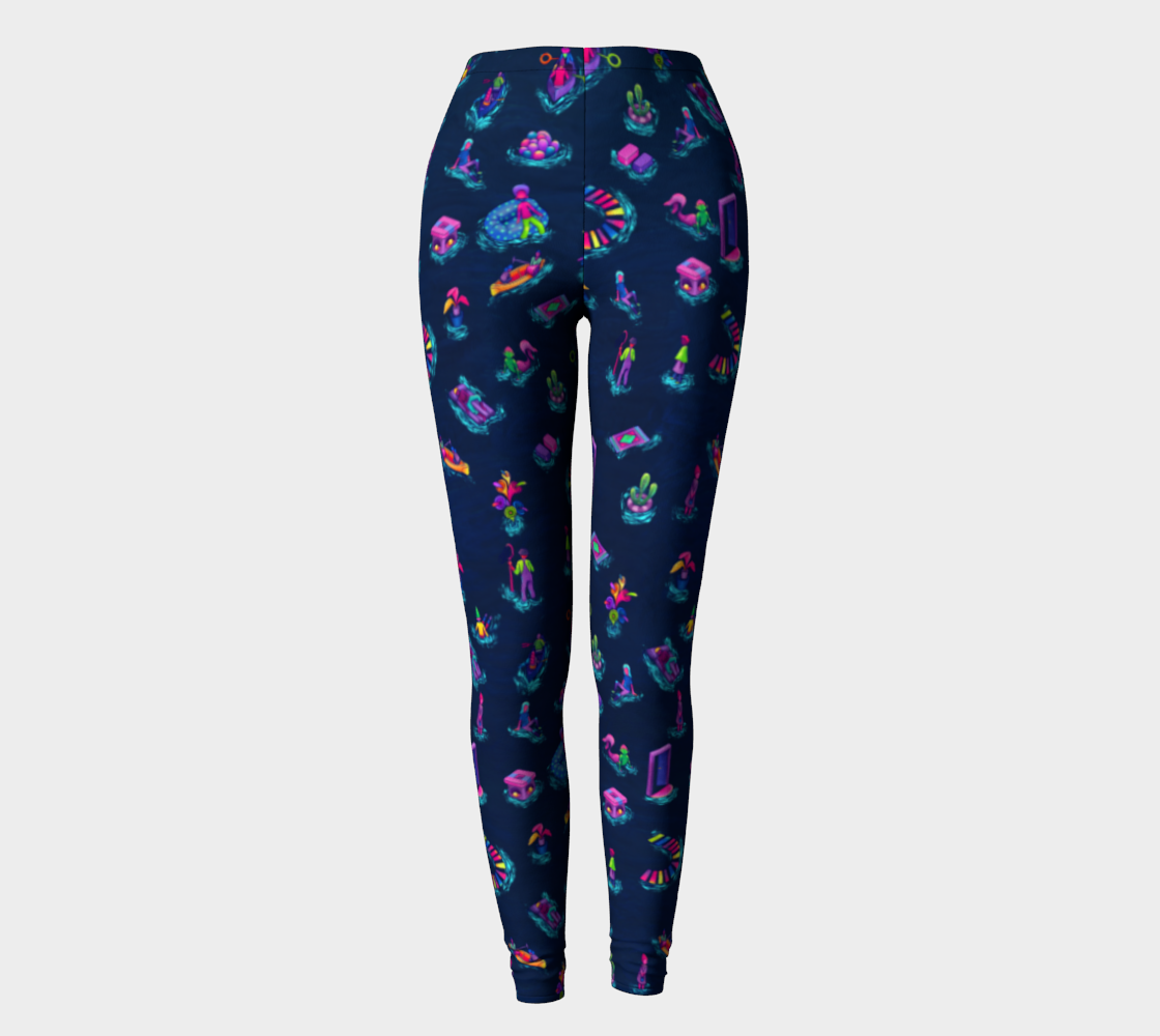 Weirdos Land - dark - Leggings  preview