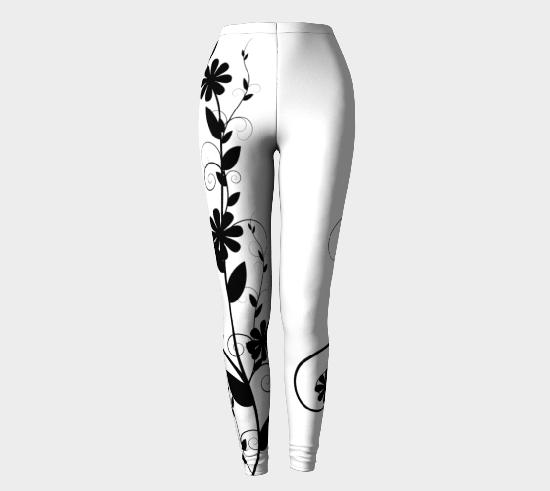 Black and White Floral preview