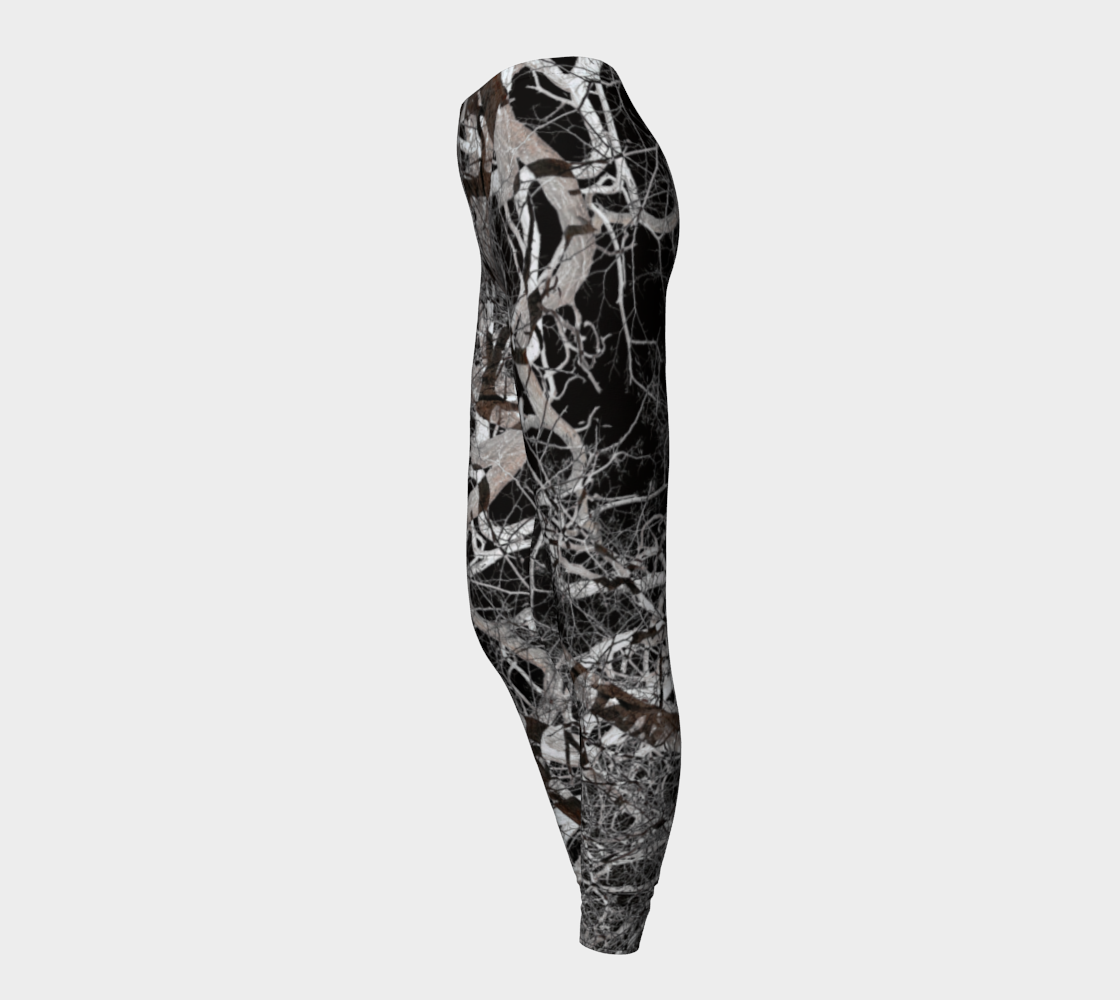 Modern Gothic Tree Branch Abstract Black Grey Brown preview #3