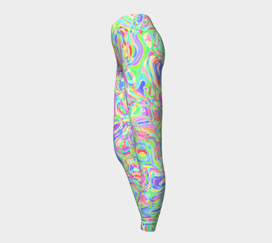 Colorful Swirly Trippy Rainbow Ripples preview #3
