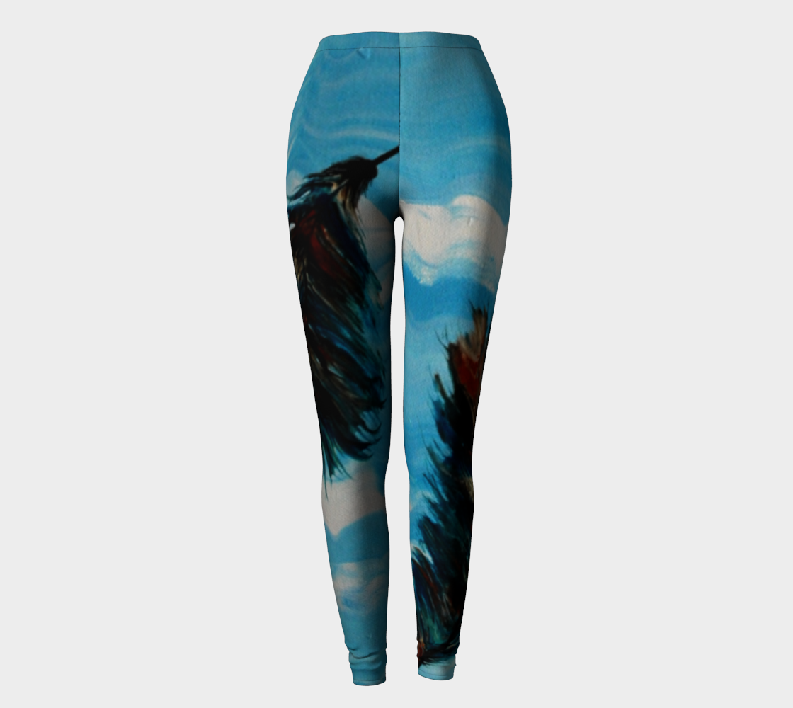 Feathers in the Sky Leggings preview