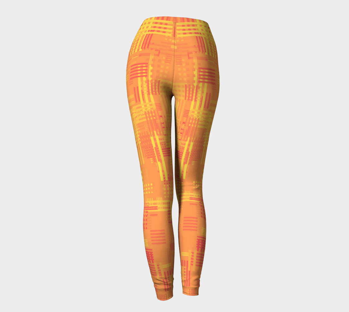 Crosshatch Pattern (Orange, Red, Yellow) preview #4