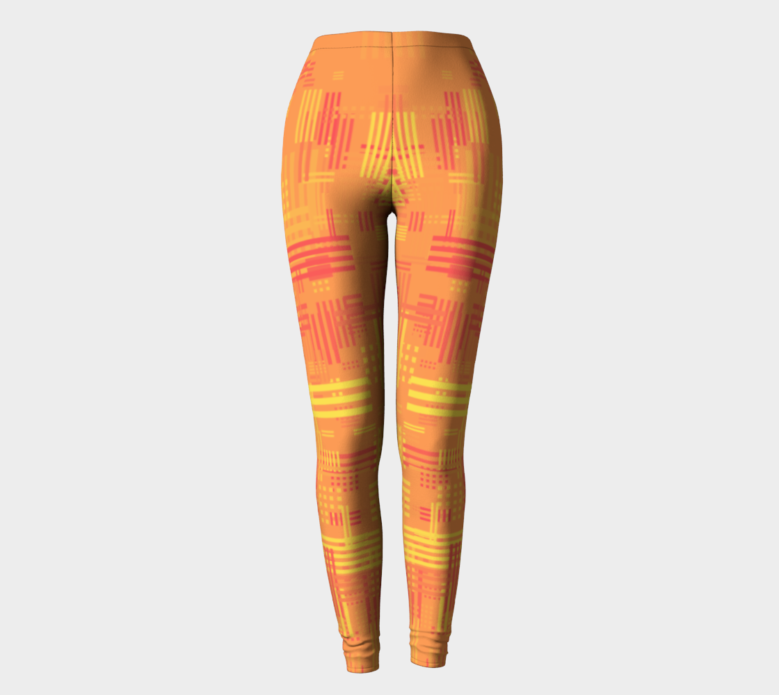 Crosshatch Pattern (Orange, Red, Yellow) preview #2