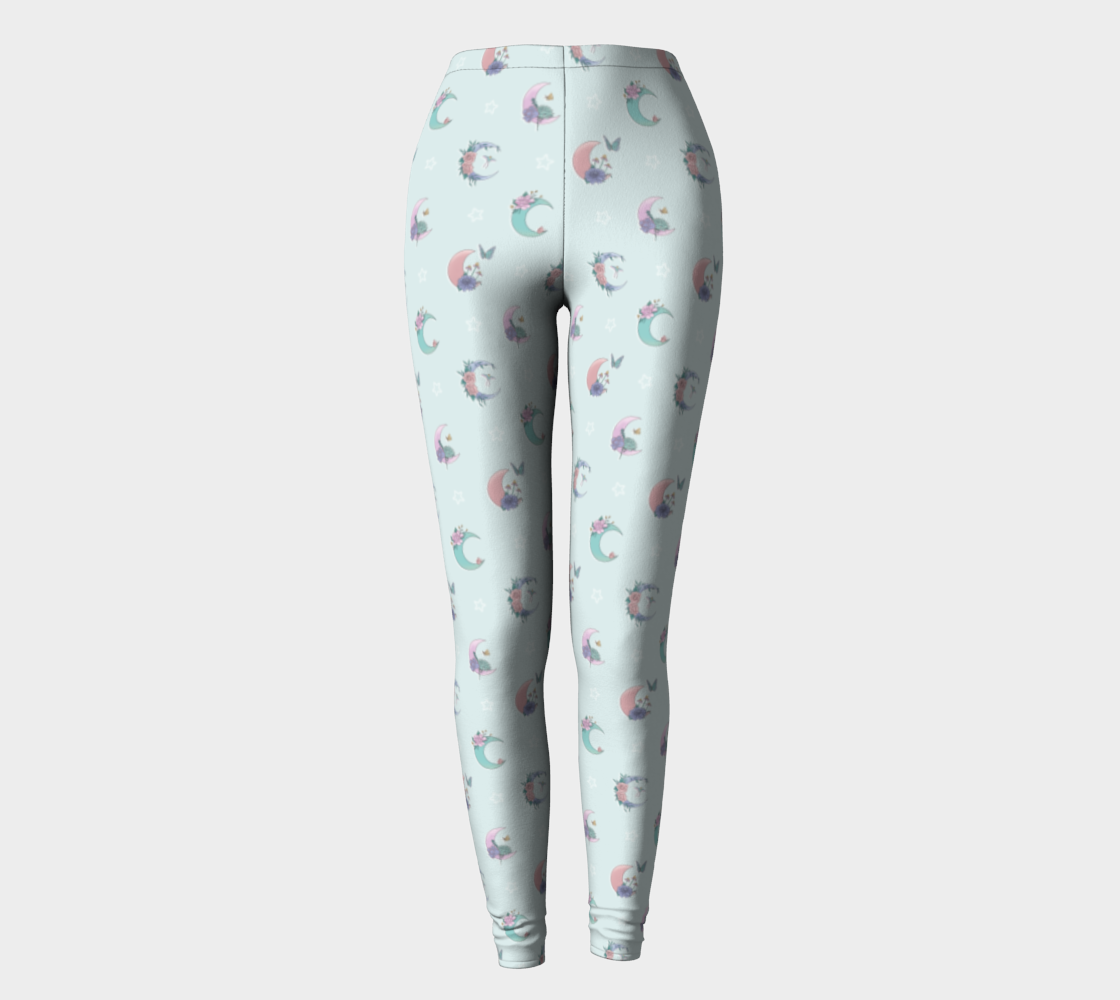 Fly me to the moon mint leggings preview