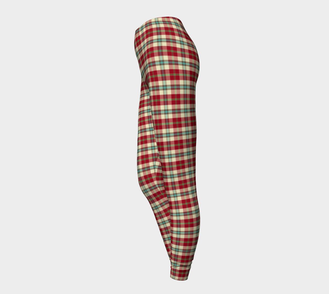 Christmas Plaid Leggings preview #3