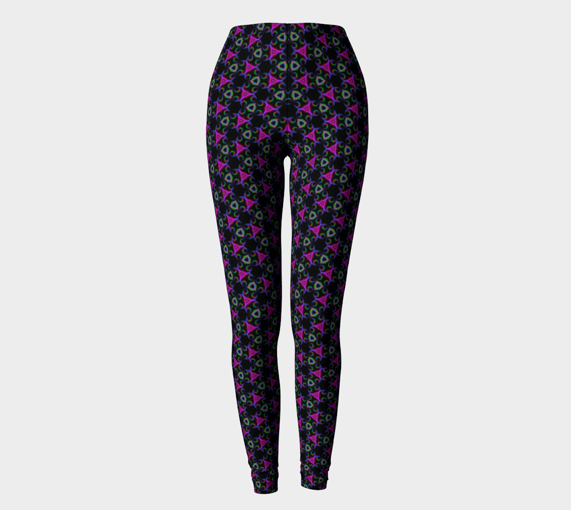  Leggings Pattern triangle energie psychedelic preview