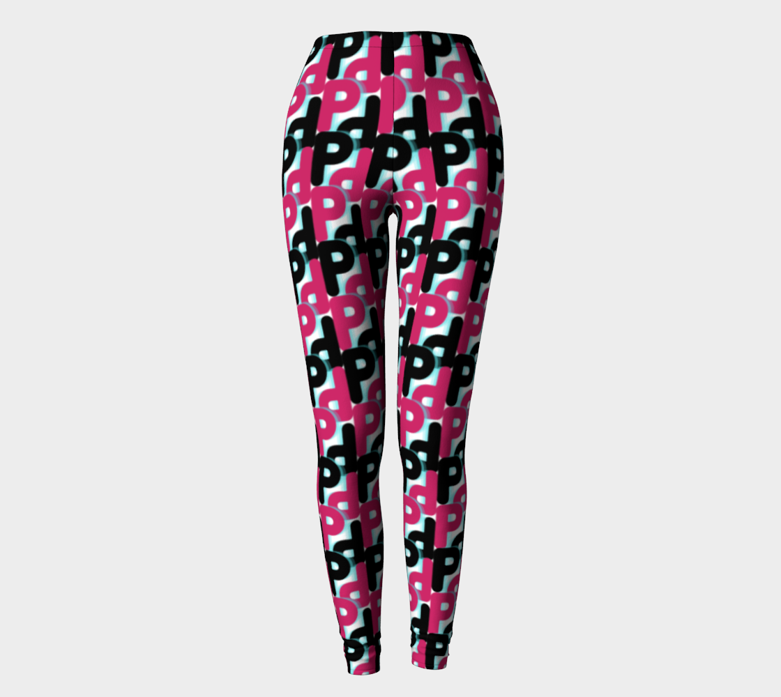 Vintage Pink Chain Leggings preview