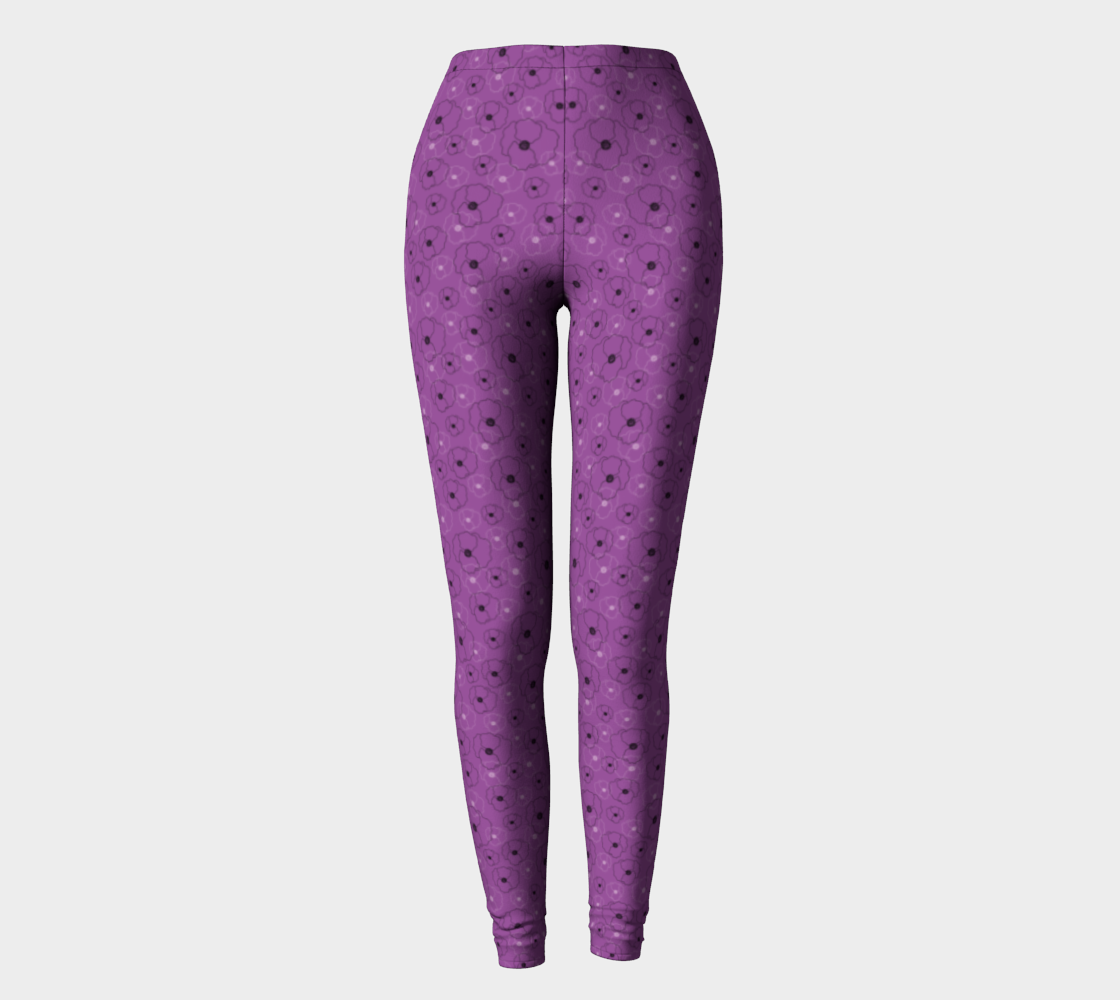 Simple Poppies Leggings preview