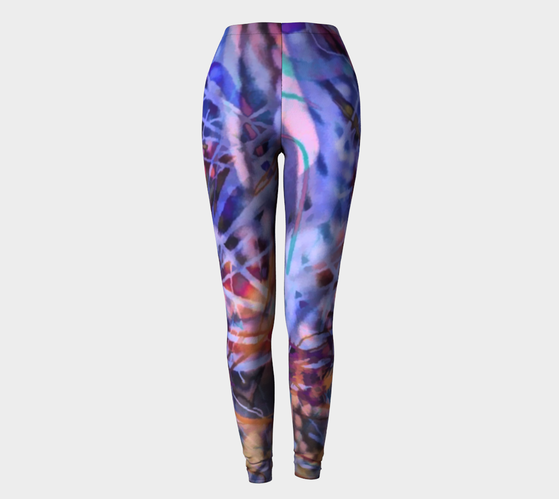 Coffee Cup Abstract Leggings preview