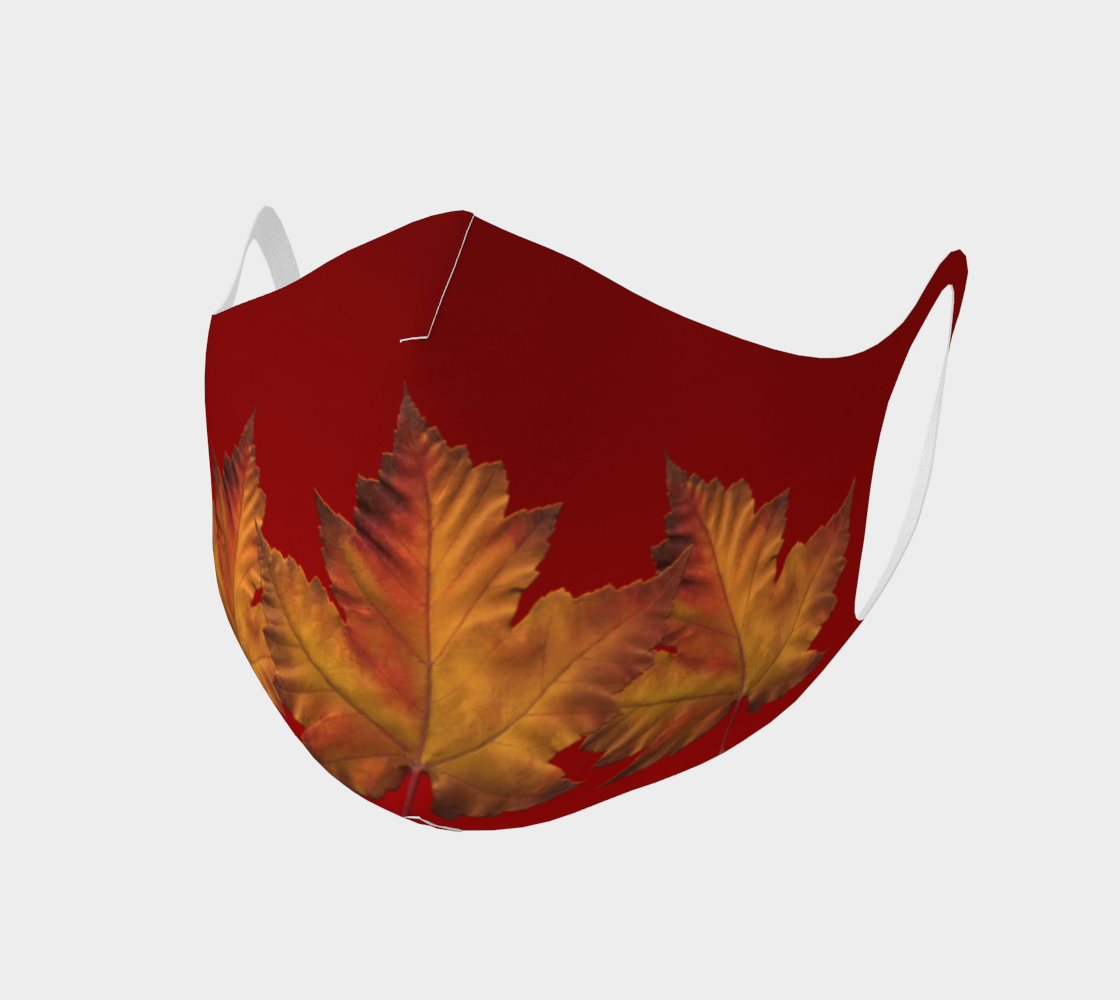Aperçu de Canada Masks Autumn Canada Maple Leaf Face Masks