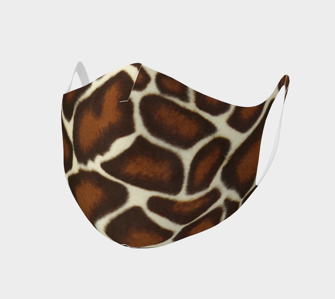 Giraffe Spots Double Knit Face Covering preview