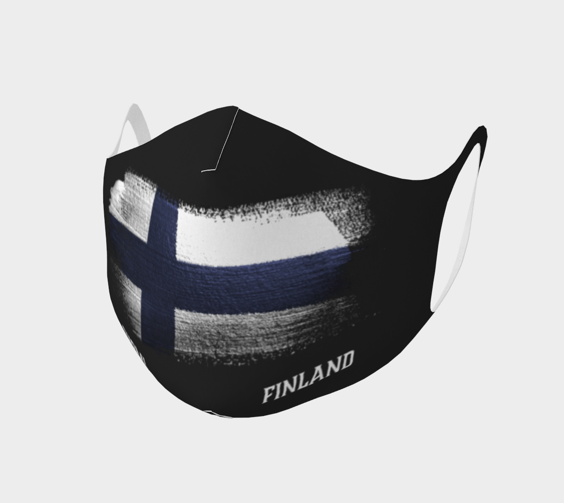 Suomi Finland Grunge Double Knit Face Covering preview