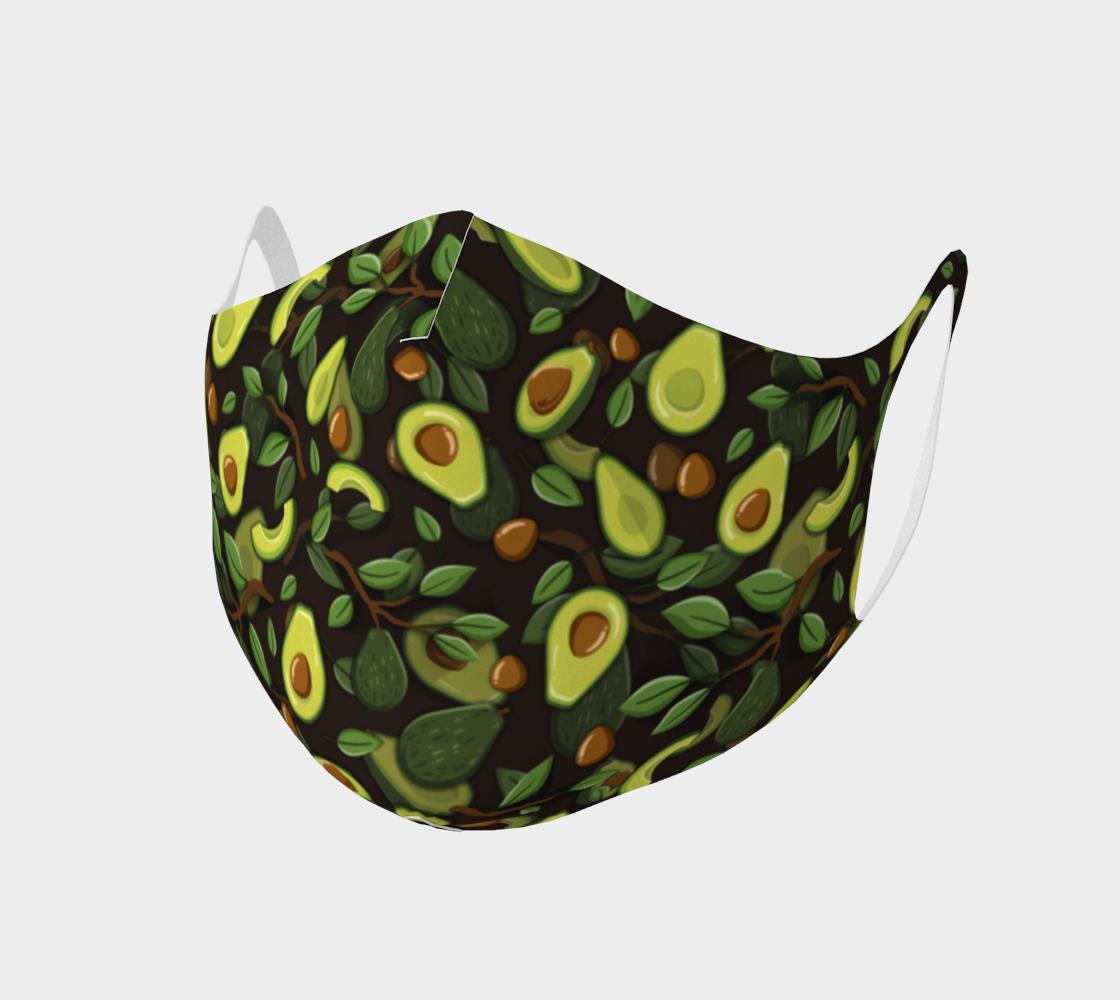 Avocado face mask preview