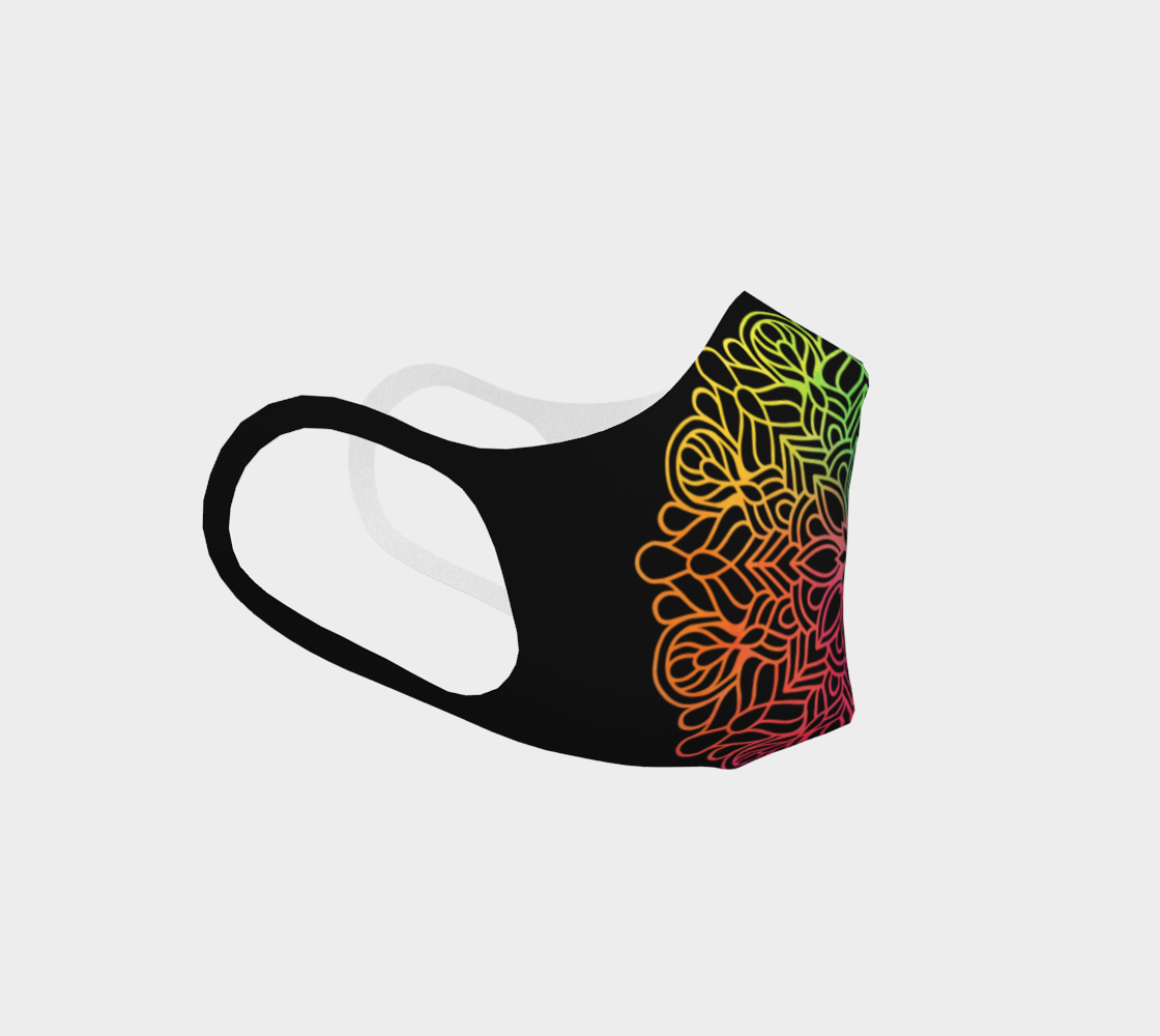 Mandala face mask 2 preview #3