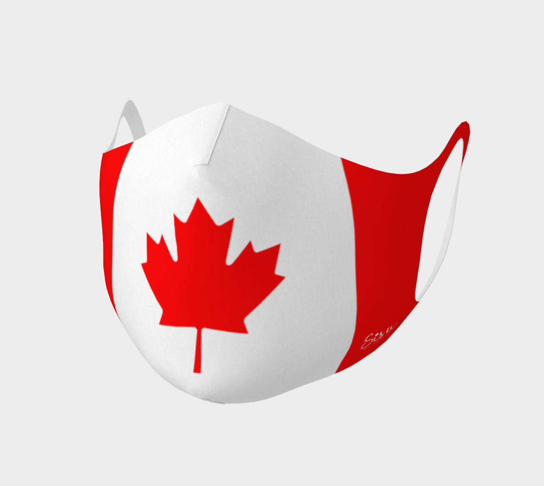 Canada Flag Double Knit Face Covering thumbnail #2