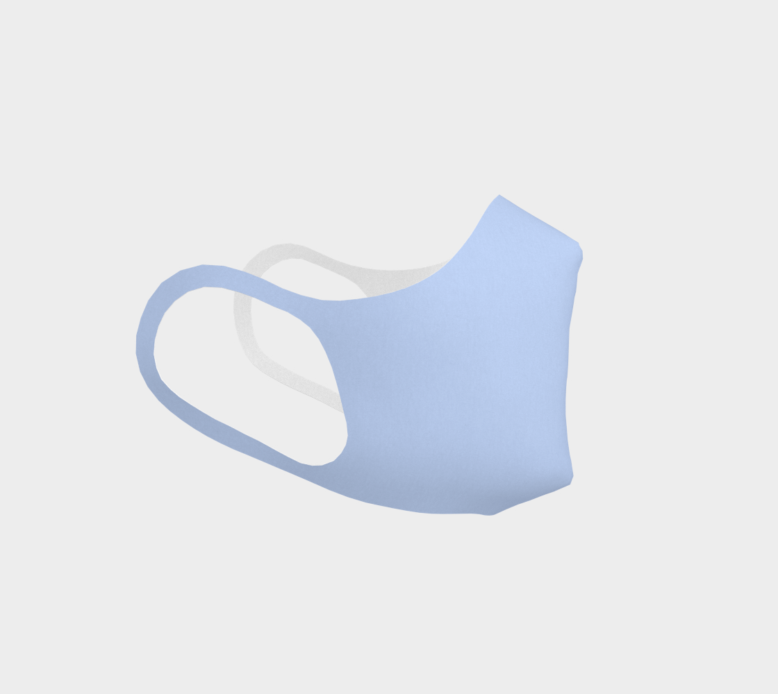 Pale Blue Face Covering preview #3