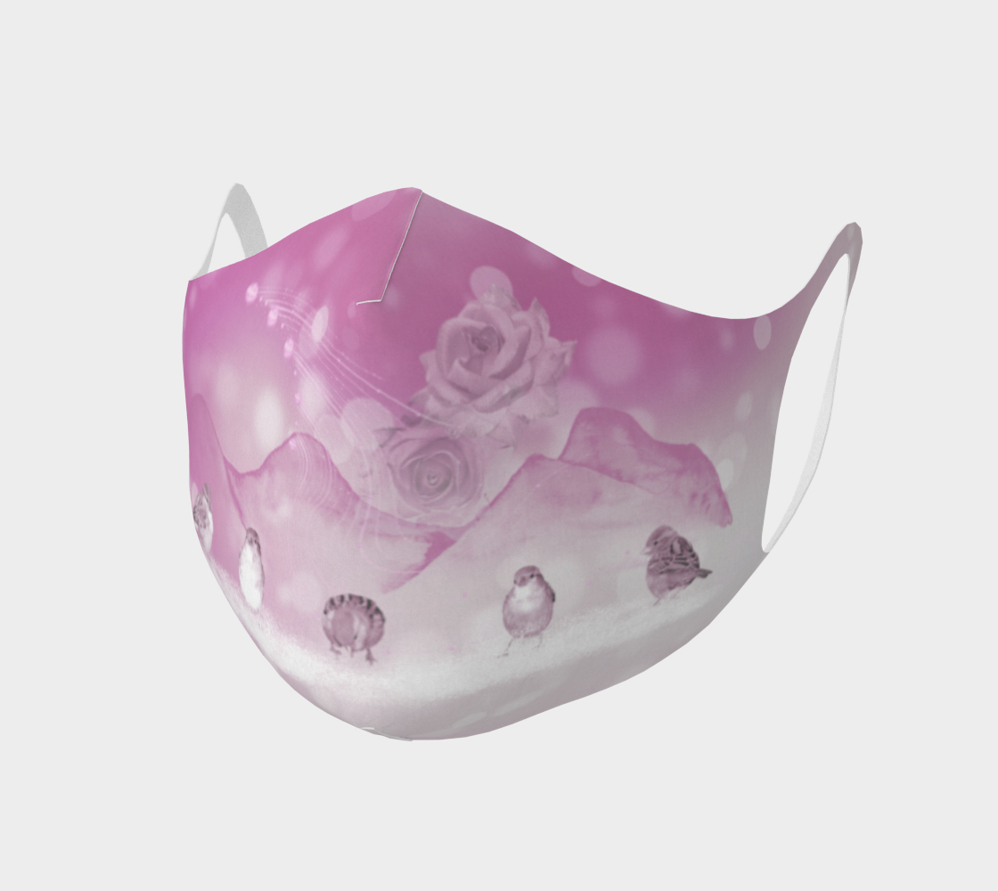 Winter Birds Magenta preview