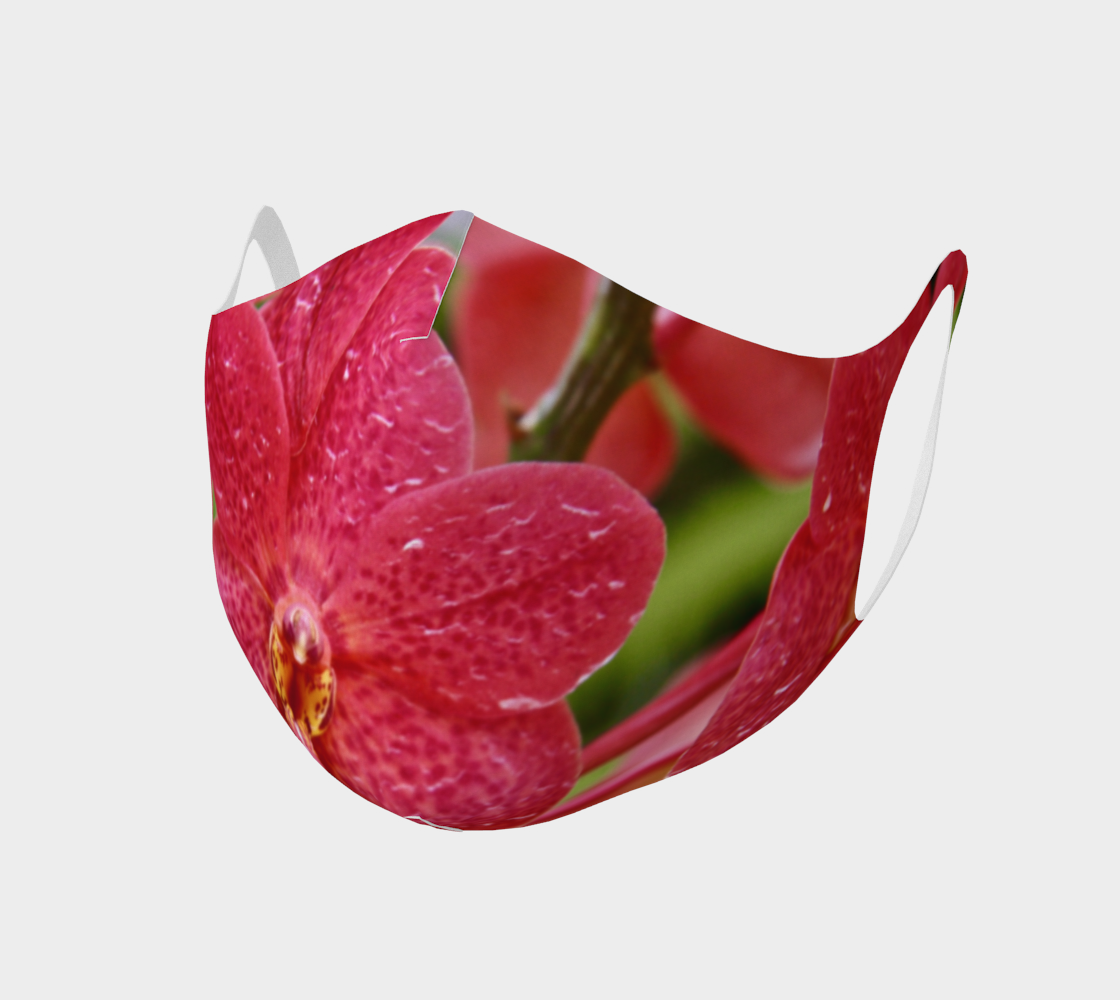 Orchid Garden 4 Easy Breathe Face Covering 3D preview