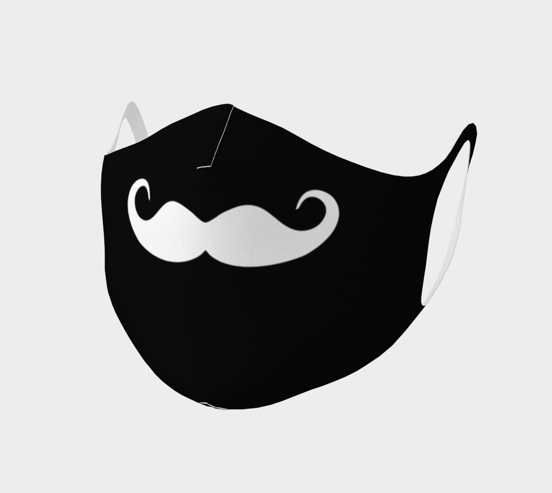 Aperçu de Single Mustache - Double Knit Face Covering