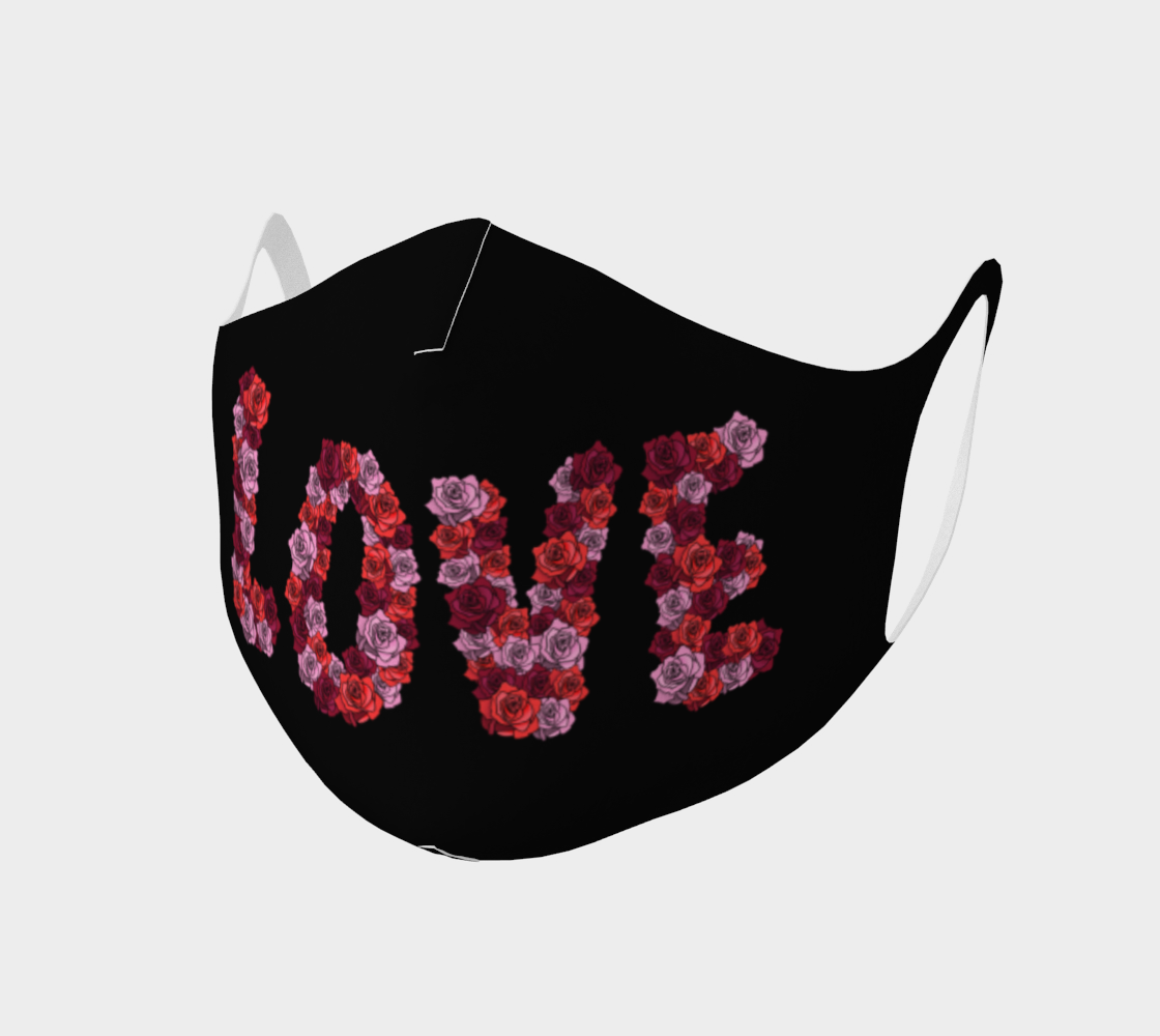 Aperçu de Blooming Love Double Knit Face Covering