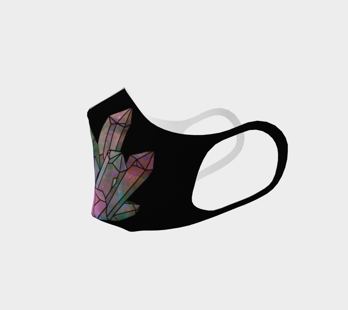 Cosmic Crystals Unicorn Rainbow Aura Fask Covering Mask AOW preview #2