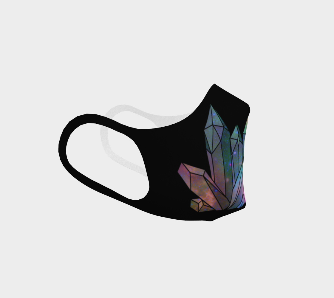 Cosmic Crystals Unicorn Rainbow Aura Fask Covering Mask AOW preview #3