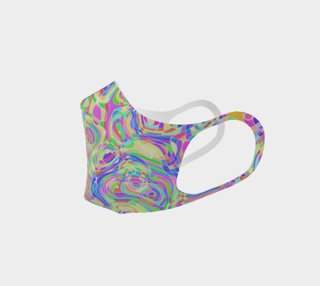 Colorful Swirly Trippy Rainbow Ripples preview #2