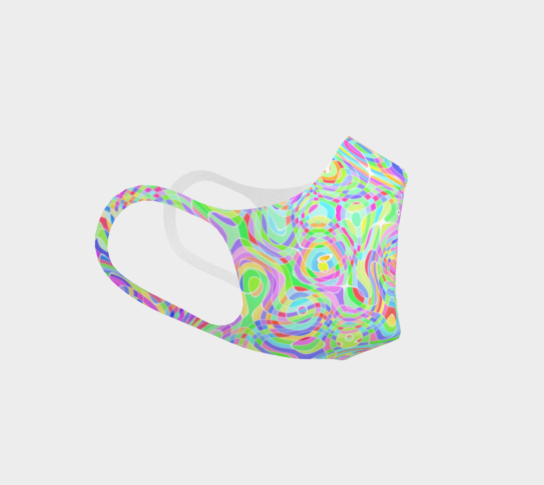 Colorful Swirly Trippy Rainbow Ripples preview #3