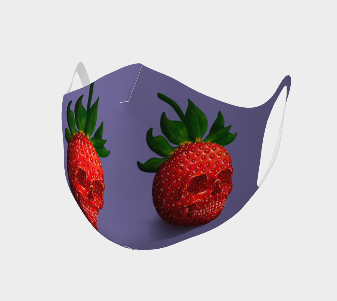Strawberry Skull Double Knit Face Covering  preview