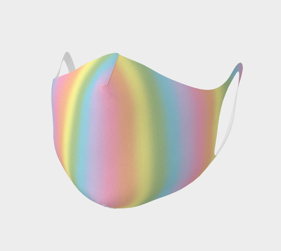 Dreamy Rainbow Knit Mask aperçu