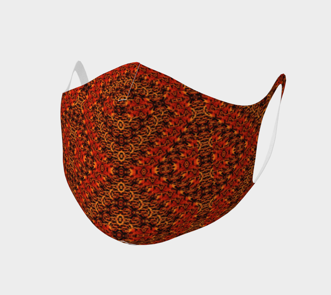 Ruby Diamond Mosaic Double Knit Face Covering aperçu
