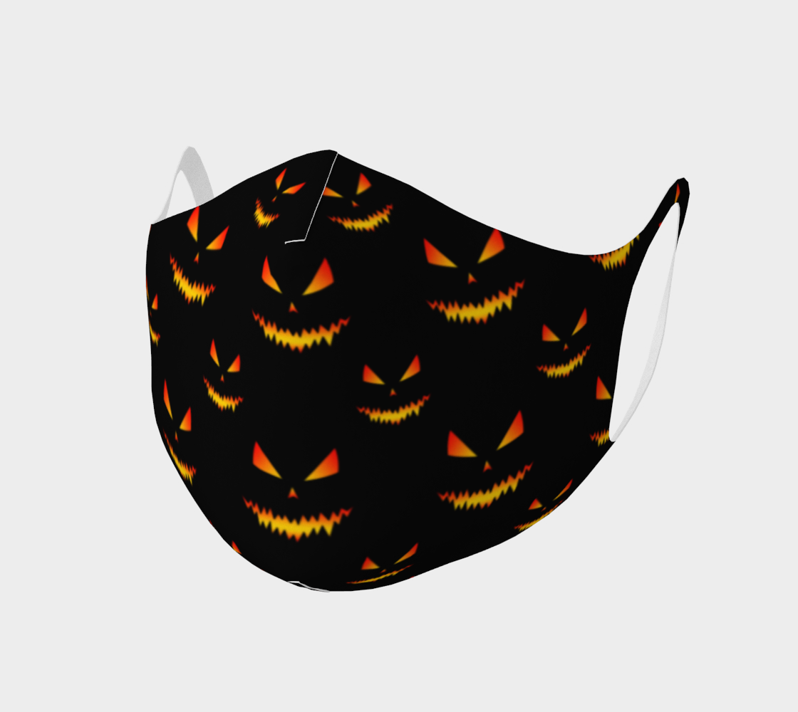 Jack O'Lantern face Halloween Cool Scary orange yellow black pattern aperçu
