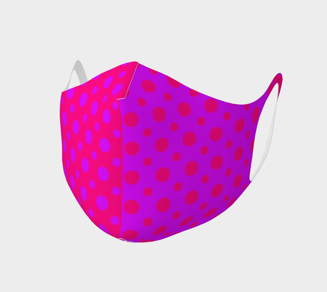 Dottie's Purple & Pink Face Mask aperçu