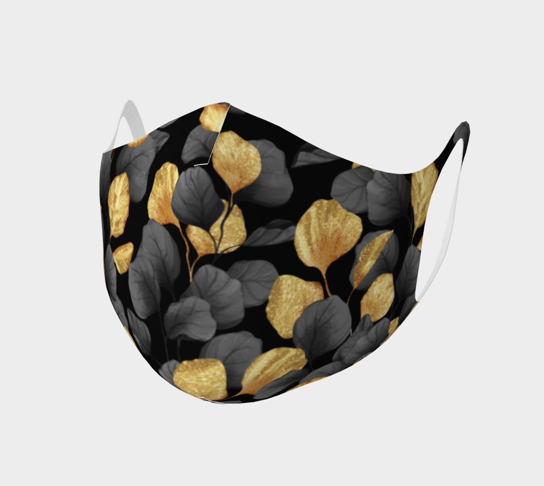 Aperçu de Black and gold leaves