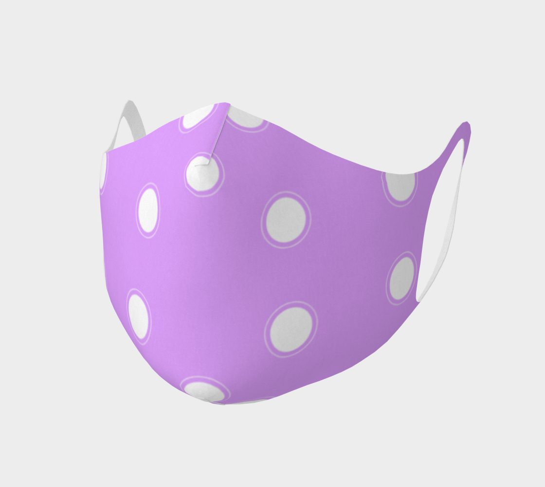 Face masks purple and dots  preview