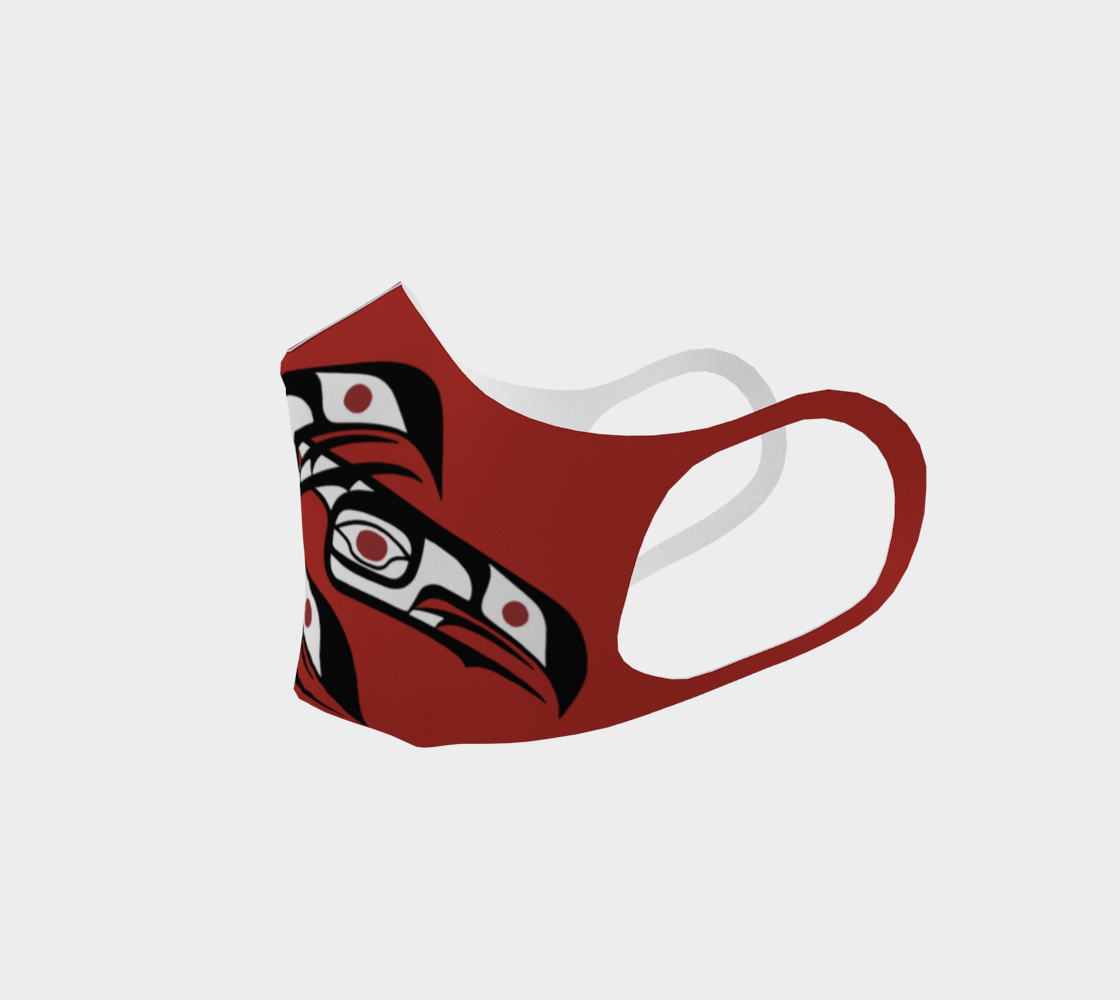 Many Eagles Facemask Red preview #2