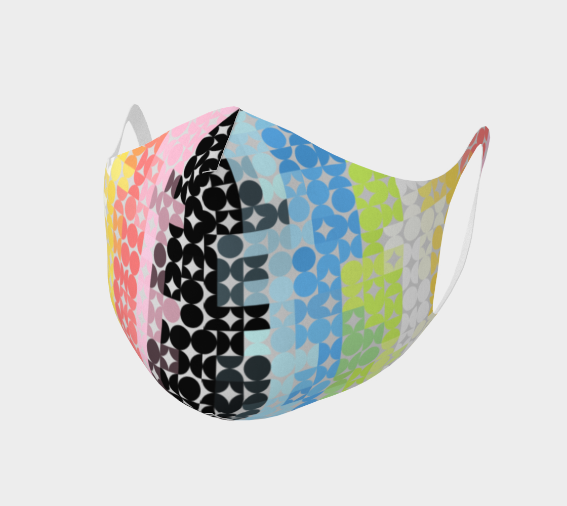 Funky Boho Geometric Abstract Queer Pride Flag  preview