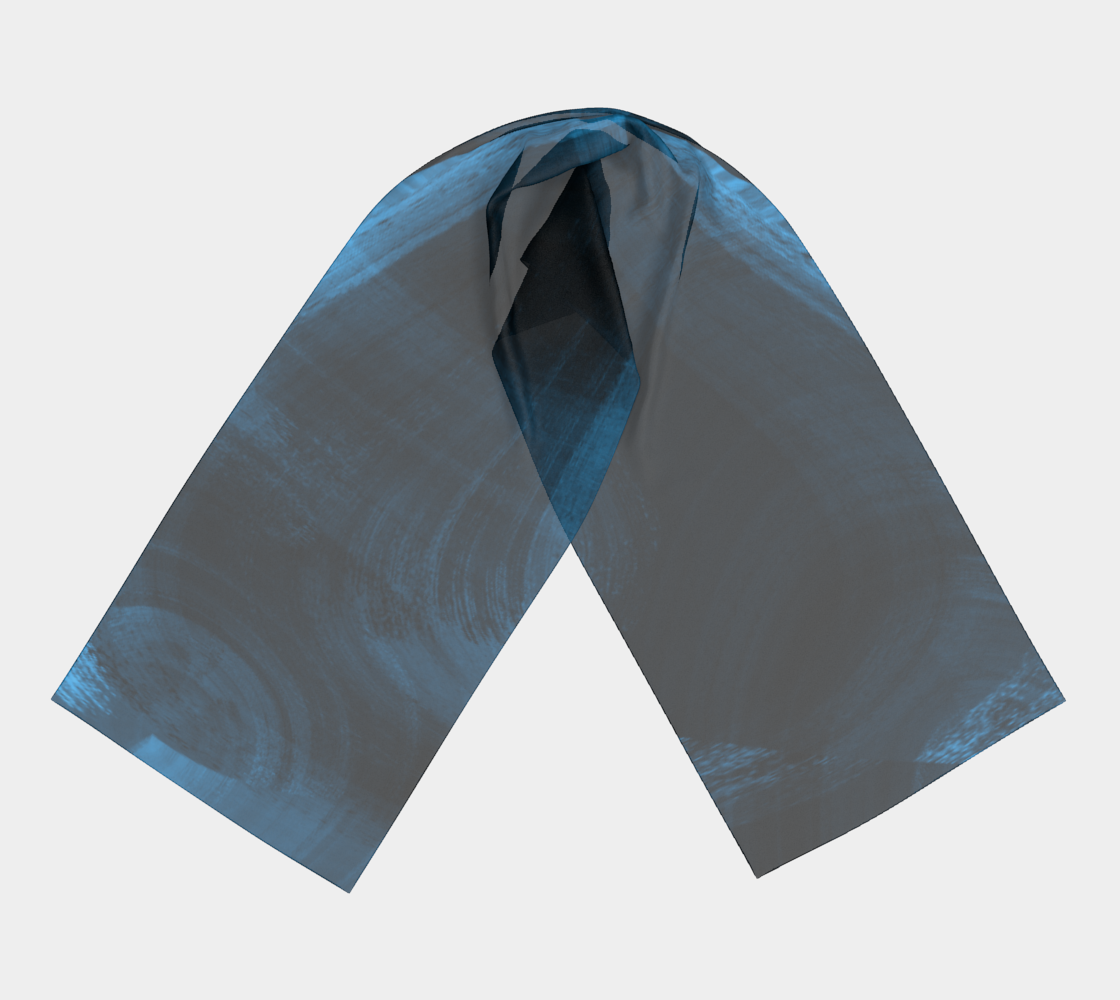 Bluish Black Hole Long Scarf preview #3