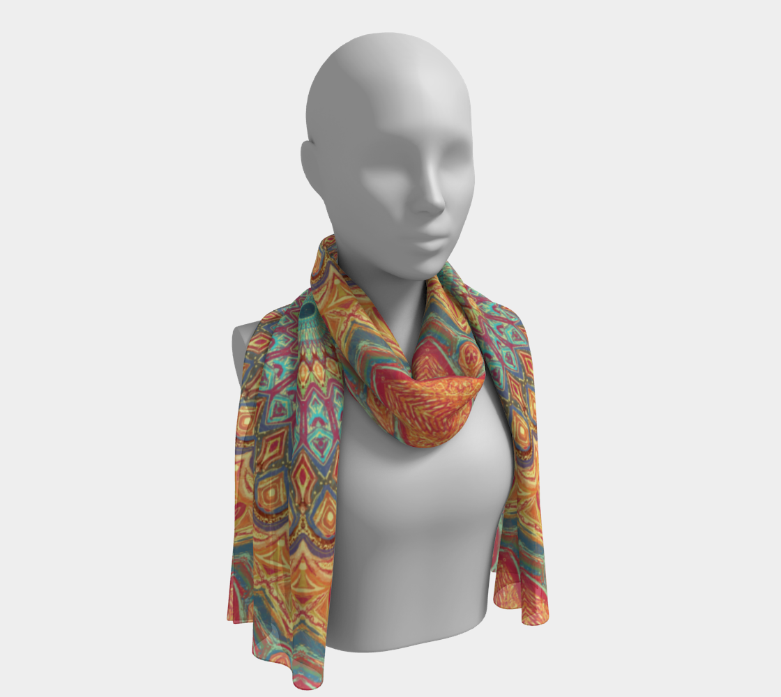 Jewel Mandala Long Scarf preview #1