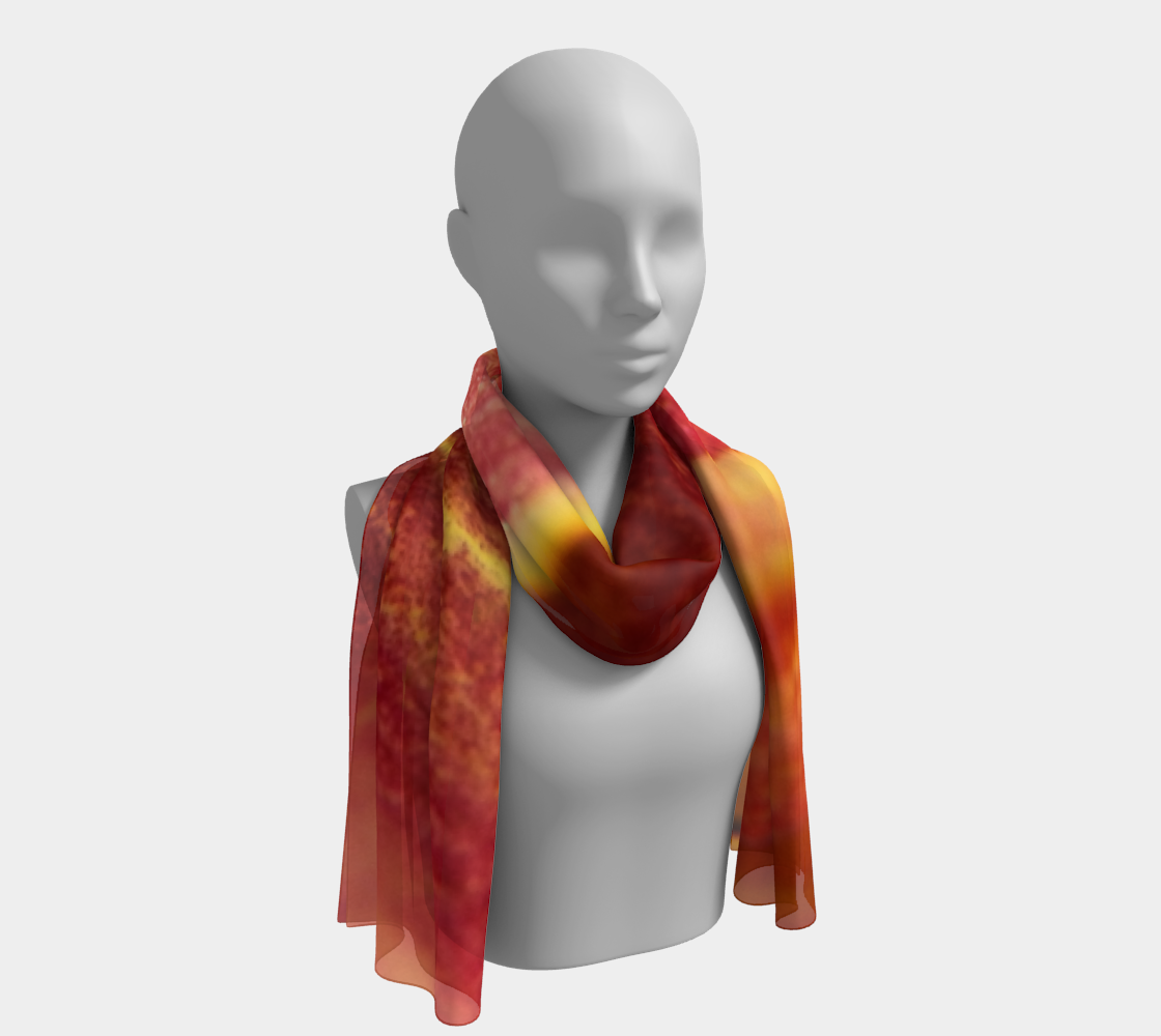 Red Beauty Long Scarf preview #1
