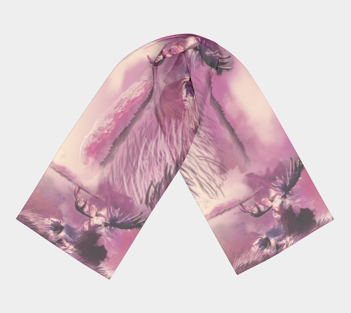Aperçu de Purple Laze Moose Scarf #3