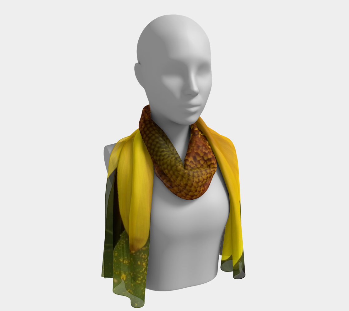 Sunflower Face Long Scarf preview