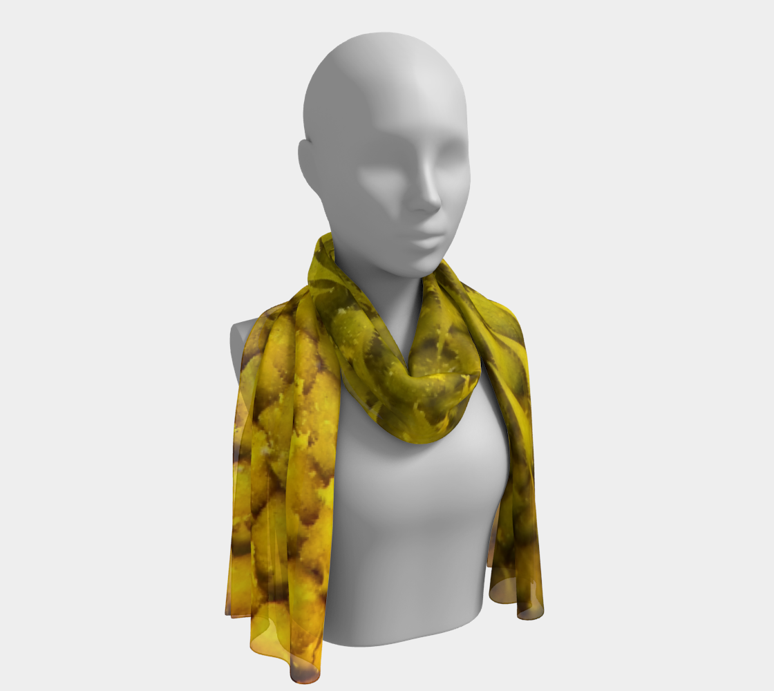Sunflower Swirl Long Scarf preview