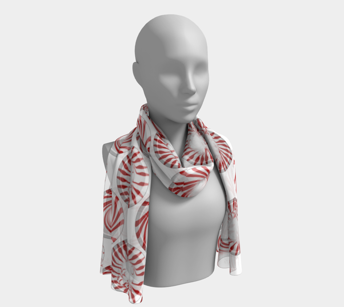 Peppermint Candy Dots Long Scarf preview