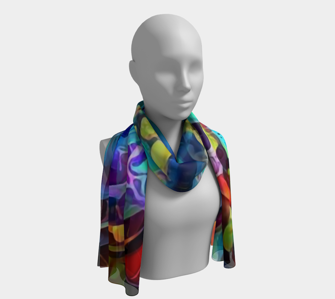 Rain Flower Long Scarf preview #1
