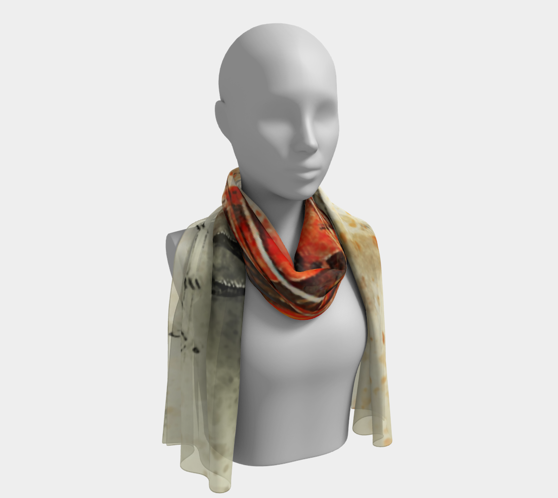 Violin Music Long Scarf preview